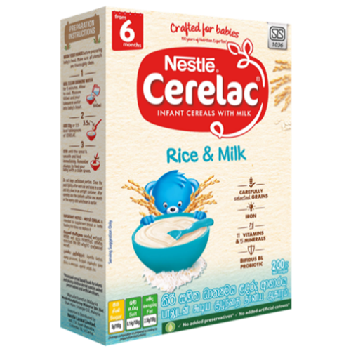 




CERELAC RICE &amp;amp; MILK 120g (From 6 months)


